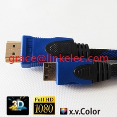 China Certificated cable/cabo/cavo,kable Mini HDMI to HDMI with braid support HDMI 1.4 Version proveedor