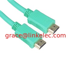 China HDMI Cables, AM to AM 1.4, Supports Ethernet, Gold-plated, Blue PVC Molding proveedor