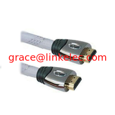 China High-speed HDMI A Male Cable with Zinc Alloy Metal Hood and 1.5m Length proveedor
