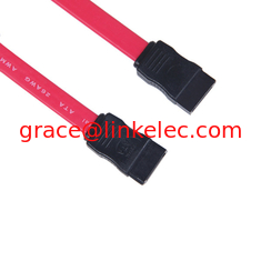 China High speed flat red mini sata cable 7pin t0 7pin ,Sata cable 7p female to female proveedor