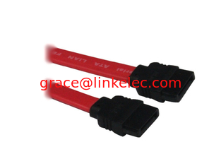 China SATA Data Cables Straight (Red SATA 7P Plug to SATA 7P Plug SATA Cable) proveedor