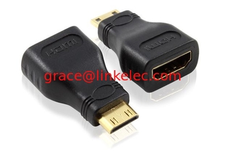China Mini HDMI M to HDMI F Adapter Coupler Mini-HDMI C Type,hdmi adapter proveedor