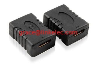 China mini HDMI,hdmi C type adapter,mini hdmi female to female adapter proveedor