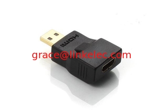 China HDMI D type adapter,Micro HDMI male to female/M TO F adapter for HDTV,monitors proveedor