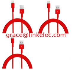 China colorful USB to 8PIN Charging and Data sync cable cord for 5 5s 5c iPod Touch 5 Red proveedor