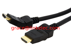 China 1m 180° Pivoting Swivel High Speed HDMI Cable HDMI roating cable Gold-plated connector proveedor