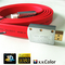 High quality flat Blu-ray 3D DVD, HDTV 1.4V HDMI cable with different colors proveedor