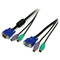 6 ft 3 in 1 PS/2 KVM Cable with high quality proveedor