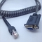 7ftCoiledMotorola Symbol cable RS232 Cable For use with LS1203 LS2208 And LS4208 Scanners proveedor