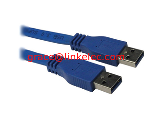 China GOOD Quality &amp; good price Flat USB 3.0 cable AM TO AM Straight proveedor