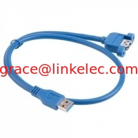 China USB3.0 Panel Mount Extension Cable proveedor