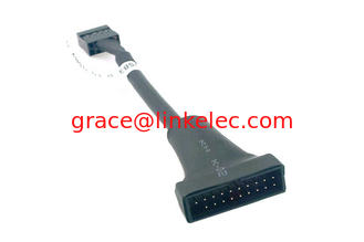China USB 3.0 to USB 2.0 Internal Cable 4.7&quot;Black USB 3.0 20 Pin to USB 2.0 9 Pin Male to Female proveedor
