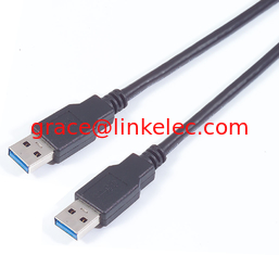 China High Speed black USB3.0 AM To AM Cable proveedor