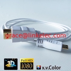 China 1.4V Round hdmi to mini cable ,hdmi A TO C Cable white proveedor