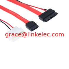 China High speed Slim SATA 13P to SATA 7P + power cable for machine use proveedor