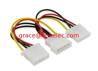 China factory selling 4Pin Y splitter sata power cable,SATA Y Cable proveedor