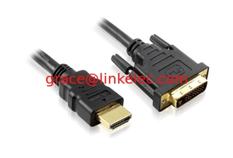 China Gold plated 1.5ft HDMI digital video cable HDMI/dvi Male to Male cable,DVI 24+1 M Cable proveedor