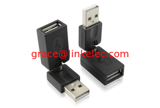 China High Quality USB 2.0 AF to AM Adapter, Support 360 Degree Rotation proveedor