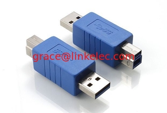 China USB 3.0 A male to B Male AM/BM 180 Degree Adapter Connector NEW proveedor