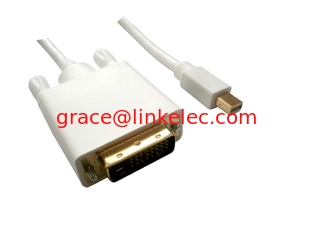 China Mini DisplayPort to DVI Video Cable, Mini DisplayPort Male to DVI Male, 6 foot proveedor