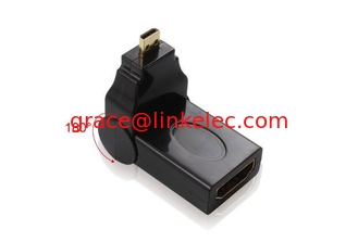 China factory wholesale 180 degree rotatable HDMI to Mini HDMI adapter/HDMI A TO HDMI D proveedor