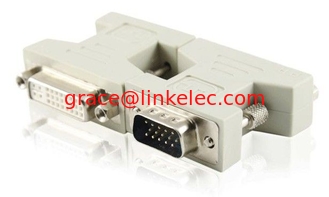 China DVI to VGA DVI-I(24+5) female to D-Sub 15P male Adapter Converter proveedor