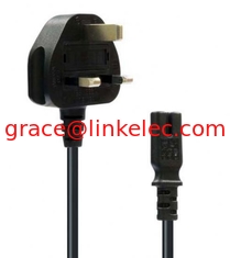 China BS Certificated Power Cord UK Plug to Figure 8 Fig of 8 Lead Cable C7 5m proveedor