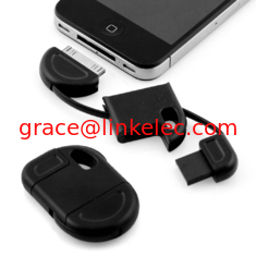 China Brand New Fun &amp; Discreet Keyring USB Sync and Charge data cable for iPhone iPod iPad black proveedor