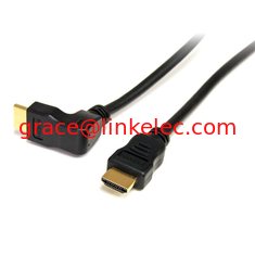 China 6 ft 90° Down Angled High Speed HDMI Cable up angled HDMI monitor cable proveedor