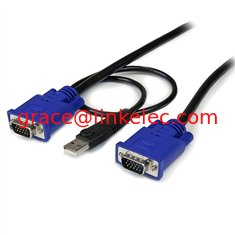 China USB VGA 2in1 KVM Cable for any computer equipped with a USB Keyboard and Mouse proveedor