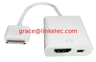 China iPad to HDMI+mini USB cable adapter for ipad, ipad2, iphone4/4s and HDTV proveedor