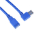 30CM 1FT USB 3.0 A Male Plug to A Female Right Angle Jack Extension Cable Cord proveedor