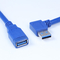 30CM 1FT USB 3.0 A Male Plug to A Female Right Angle Jack Extension Cable Cord proveedor