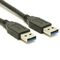 High Speed black USB3.0 AM To AM Cable proveedor