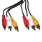 3RCA to 3RCA Cable Audio Cable/Video Cable/RCA Plug /AV cable/RCA cable proveedor