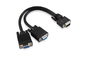 UL Certificated VGA Y Splitter Cable Split 1 VGA to 2VGA,VGA Y extension cable proveedor