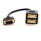 1 ft DVI-I Analog to 2x VGA Video Splitter Cable M/F proveedor