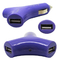 Y shape style Dual USB 2port Car Charger Adapter for The New iPad 3 2 iPhone 5 Blue proveedor