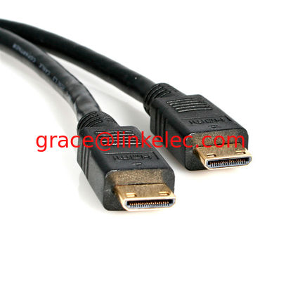6 pies de alta velocidad MINI HDMI cable de macho a macho para cámaras de vídeo digital, televisores HD